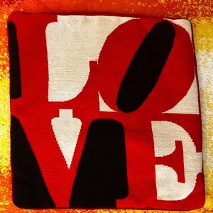 Rare long sold out LOVE Jonathan Adler Needlepoint Pillow cover